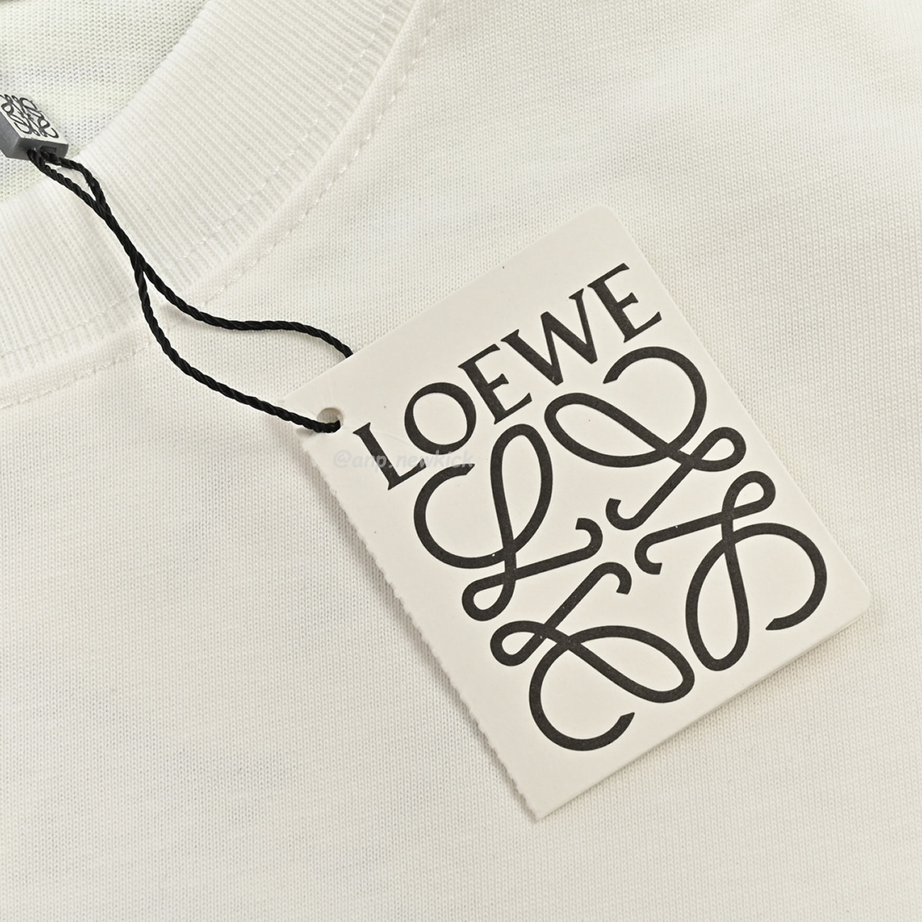 Loewe Angel Eye Printed White T Shirt (5) - newkick.vip